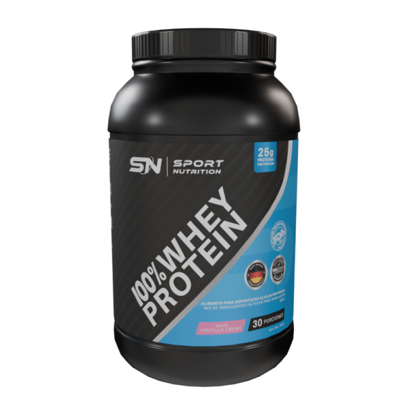 100% Whey Protein Frutilla Crema